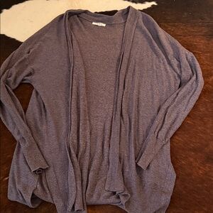 Maurices Lavender Open-Front Cardigan